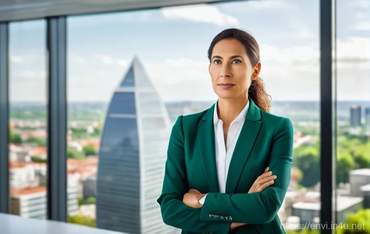 환경산업기사 연봉 현실 - **Prompt 1: Experienced Environmental Consultant in a Modern Office**
A confident, diverse woman...