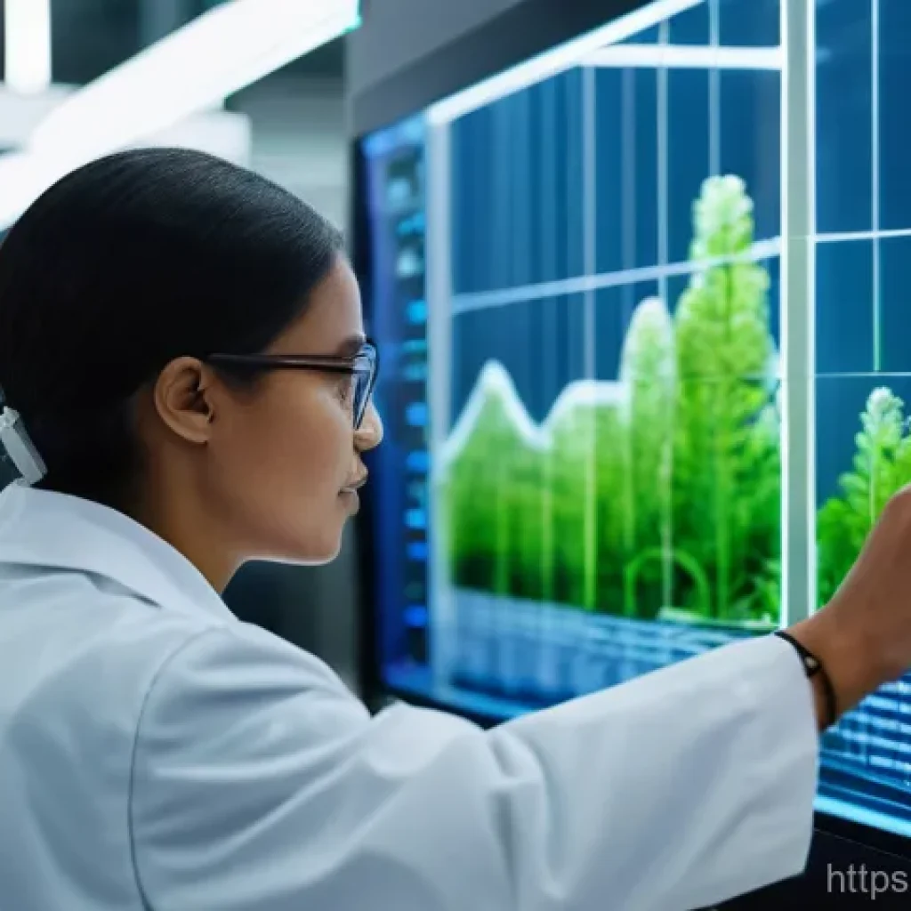 환경공학 자격증 시험 후기 - A group of diverse environmental engineers and scientists, both male and female, in a modern, clean-...