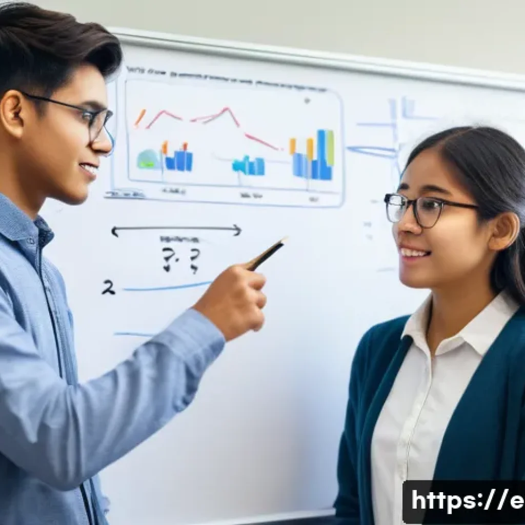 환경산업기사 시험준비 그룹 - A diverse group of 4-5 university students, both male and female, in their early to mid-20s, activel...